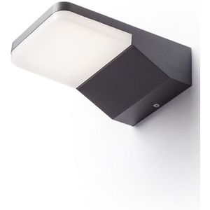 Lampada applique virgo da parete grigio antracite 230V led 9W IP65 3000K