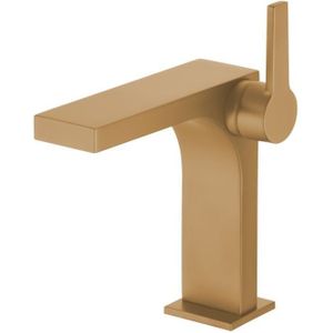 Keuco - Edition 11 Waschtischarmatur 51102030100 Ausladung 136mm, ohne Ablaufgarnitur, Bronze gebürstet