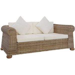 Torana - 2-Sitzer-Sofa mit Kissen Natur Rattan