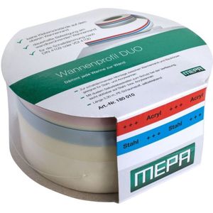 Mepa Wannenprofil-DUO aus PE-Schaumstoff, Länge 3,30m