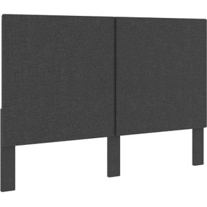 Kopfteil Dunkelgrau Stoff 140×200 cm Vidaxl