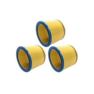 Trade-shop - 3x Lamellenfilter Filterpatrone Ersatz für Rowenta Allround nt RU-30.1 Zentralfilter RU-100 Zentralfilter RU-101 Zentralfilter RU-105