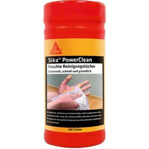 PowerClean Eimer mit 100 Reinigungstüchern - Sika