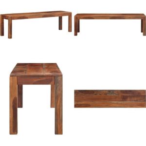 Bank 160 cm Massivholz Akazie - Vidaxl