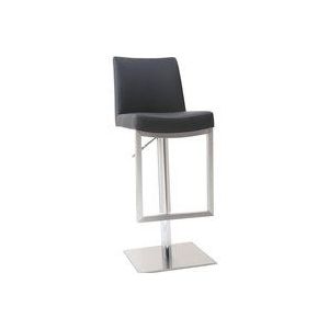 Barhocker zeitgenössisches Design - Metall und pu Schwarz - kyle