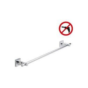 Tesa - Hukk Handtuchhalter, einfache Montage ohne Bohren, Chrom (40252-00000-00)