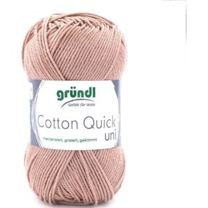 Wolle Cotton Quick 50 g uni beige Handarbeit - Gründl