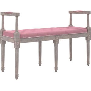 Vidaxl - Sitzbank Rosa 110x40x70 cm Samt