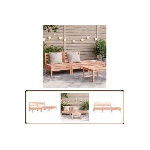 Gartensofa 3-Sitzer Massivholz Douglasie - Holzsessel - Gartenmöbel - Outdoor Möbel - Lounge Set - Gartensofa