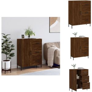 Vidaxl - Sideboard Braun Eichen-Optik 69,5x34x90 cm Holzwerkstoff - Schreibtisch - Wohnzimmermöbel - Sideboard - Eiche - Holzmöbel