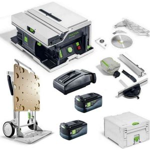 Akku Tischkreissäge csc sys 50 EBI-Basic + Untergestell +Akku+ Ladegerät - Festool