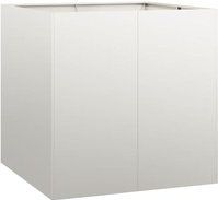 Pflanzkübel 80x80x80 cm Edelstahl Vidaxl