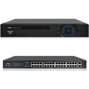 Trade Shop Traesio - Trade Shop - kit nvr hd 32 kanäle + switch poe 32 ports 1080P 500W 5 millionen pixel NVR3232 -