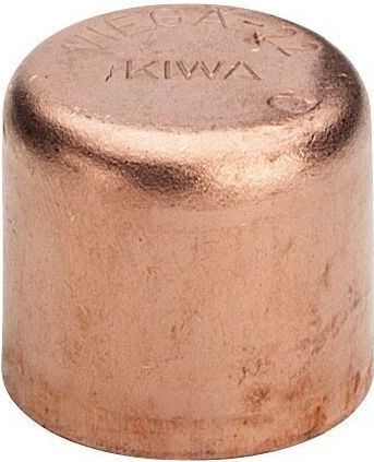 Kappe 95301 mit Muffe in 10mm Kupfer - Viega