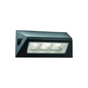 Searchlight - Outdoor - led 3 Light Außenwandleuchte Schwarz IP44