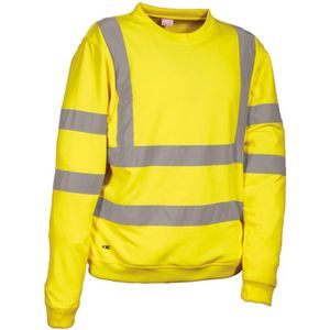 Marqueta Warnschutz Sweatshirt Pullover, Klasse 3, 320 g/m² gelb xxl - Cofra