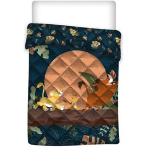 Der König der Löwen Kinderdecke Tagesdecke 200x140 cm – Weiche Decke für Bett und Sofa