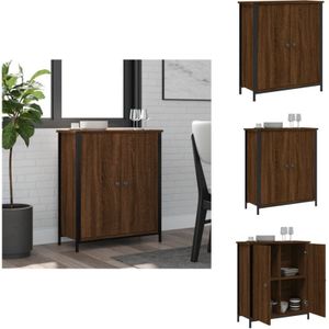 Vidaxl - Sideboard Braun Eichen-Optik 70x30x80 cm Holzwerkstoff - Schreibtisch - Wohnzimmermöbel - Sideboard - Eiche Optik - Holzmöbel
