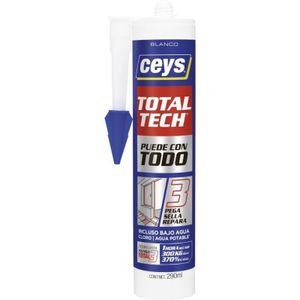 Total Tech Kleber, weiß, 290 ml Kartusche Ceys 507216