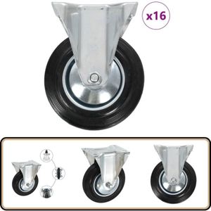 16 Stk. Bockrollen 160 mm - Vidaxl