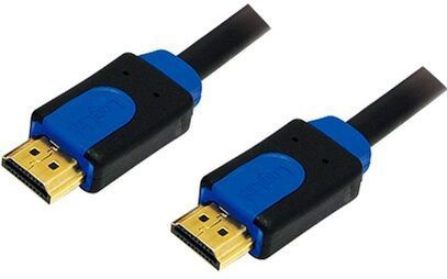 Logilink - CHB1103- High Speed HDMI-Kabel mit Ethernet (v1.4, 2x 19-poliger Stecker, Goldstecker, 3 m) schwarz