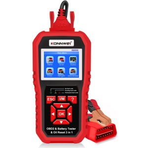 Ej.life - KW890 Professioneller OBDII-Scanner, Auto-Codeleser, Autoscanner + Batterietester + spezielle Ölrücksetzfunktion, Scan-Tool für obd