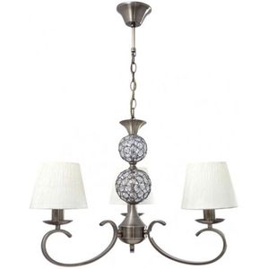 Fabrilamp - abrila akunadecor Schlafzimmer Lampe Modell Ordoñez Leder Lampenschirm Beige
