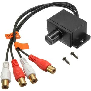 UniversalverstäRker Bass Cinch Gain Level LautstäRkeregler für Car Home Schwarz