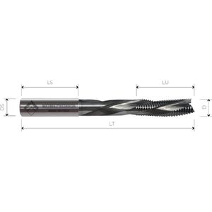 Mobiltecnica - MTEC510.7 - positive spindelfräsen Z3R aus hw für vertiefungen türschlösser .7D18 lu 45 DS18 LT150 Z3R pos re
