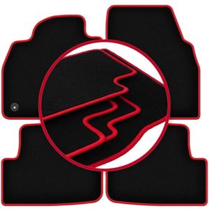 CARLUX-RED Autofußmatten für: Seat Ibiza V Fließheck (2017-)