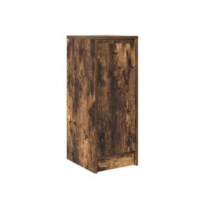 Sideboard Räuchereiche 29,5x34x76 cm Holzwerkstoff Vidaxl