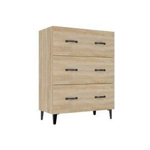 Vidaxl - Sideboard Sonoma-Eiche 69,5x34x90 cm Holzwerkstoff