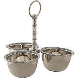 Tafelaufsatz de Tisch dkd home decor 24 x 24 x 18 cm verchromt