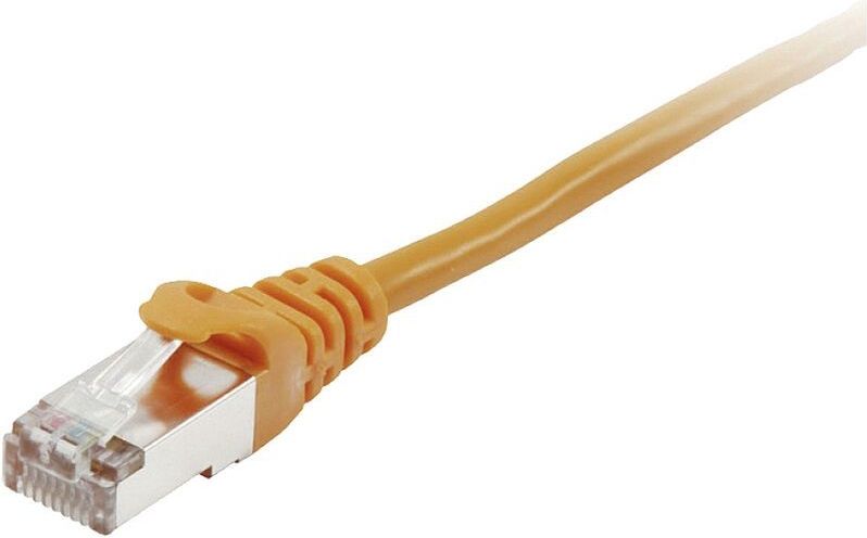 Equip - 605579 RJ45 Netzwerkkabel, Patchkabel cat 6 s/ftp 20.00 m Orange vergoldete Steckkontakte 1 St