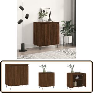 Vidaxl - Sideboard Braun Eichen-Optik 60x35x70 cm Holzwerkstoff - Sideboard - Eiche Optik - Wohnzimmermöbel - Holzmöbel - Regal