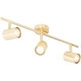 Moderne Deckenleuchte Messing 3-flammig verstellbar - Jeana