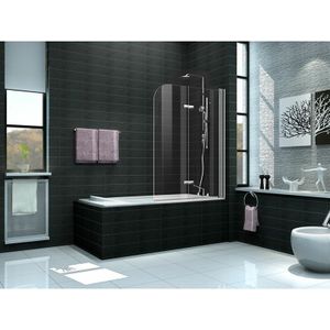 Duschtrennwand duo 120 x 140 (Badewanne)