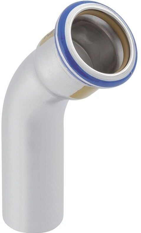 Geberit Mapress Edelstahl Bogen mit Einschubende 45°, Außendurchmesser 42mm