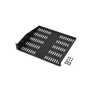 Mophorn - 2U-Server-Gestell-Regal, 16'/406 mm Tiefe, 50 lbs maximale Tragkraft, belüftetes freitragendes oder wandmontiertes Gestell-Regal mit