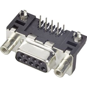 FCI - d-sub D25S13A4GL00LF d-sub Buchsenleiste 90 ° Polzahl: 25 Print 1 St.