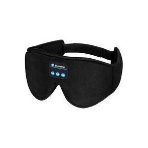 Mimiy - Bluetooth-Schlafmaske, Nachtschlafmaske für Snooze, Reisen, Yoga, Meditation für Männer und Frauen – Schwarz