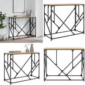 Konsolentisch Sonoma-Eiche 100x40x80 cm Holzwerkstoff - Konsolentisch - Flurtisch - Sofa Tisch - Sideboard - Wohnraumgestaltung - Home & Living