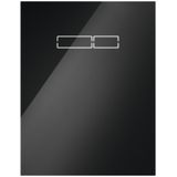 Tece Betätigungsplatte TECElux 9650003 Glas schwarz, sen-Touch Elektronik
