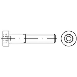 DIN 6912 Zylinderkopf-Schaftschraube niedrige Form M6x25 Stahl 10.9 blank Innensechskant 500 Stk