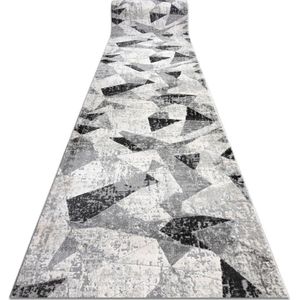 Modern Läufer tuls 51211 Geometrisch anthrazit 120 cm grey 120x210 cm