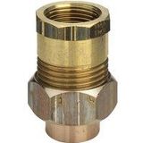Rohrverschraubung 15 mm x 1/2' Rp, konisch, Rotguss/Messing - Viega