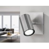Trio - Wandleuchte marley aus Nickel mattem Metall mit schwenkbarem Spot, GU10-Sockel