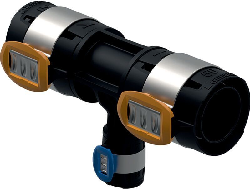 Geberit - T-Stück reduziert FlowFit ppsu DN40/25/40 50/32/50mm