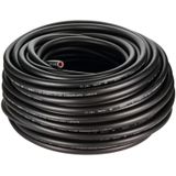 Tricoflex - Gewebeschlauch schwarz airsoft, pvc, Länge 50 m, Schlauch Innen-⌀: 13 mm
