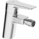 Hansa - Twist - Bidet-Einhebelmischer mit Ablaufgarnitur, chrom 09063283